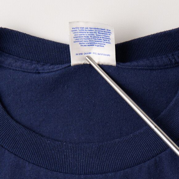 Vtg Hanes T-Shirt Men's 3XL Animal Tracks Hiking Hiker Nature Wildlife Gorpcore - Picture 9 of 10